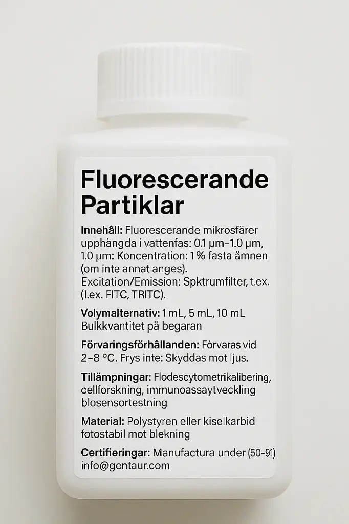 Carboxyl Fluorescent Particles, Nile Red, 0.5%w/v, 5.0-5.9µm, 2mL